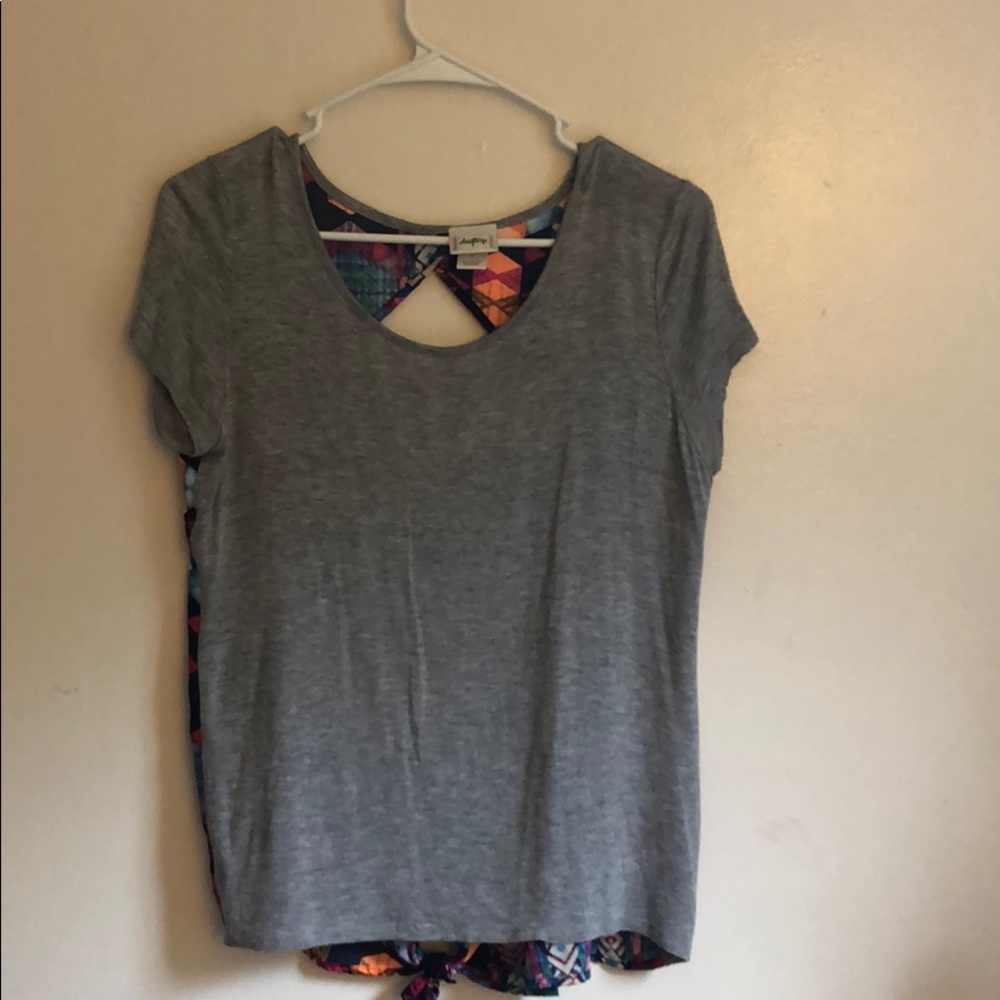 Open back loose tee